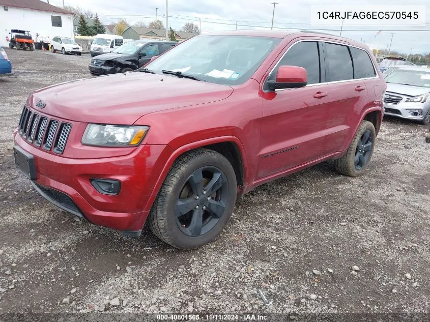 2014 Jeep Grand Cherokee Altitude VIN: 1C4RJFAG6EC570545 Lot: 40801565