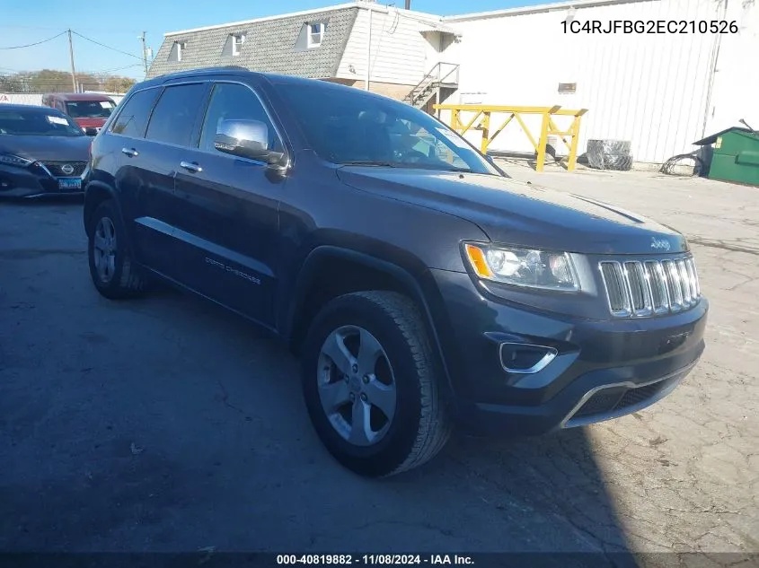 2014 Jeep Grand Cherokee Limited VIN: 1C4RJFBG2EC210526 Lot: 40819882