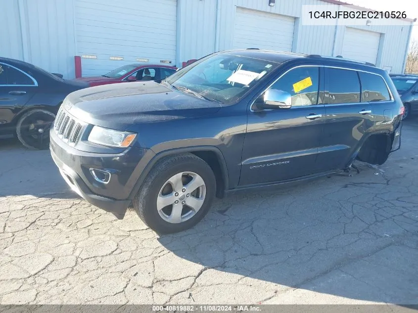 2014 Jeep Grand Cherokee Limited VIN: 1C4RJFBG2EC210526 Lot: 40819882