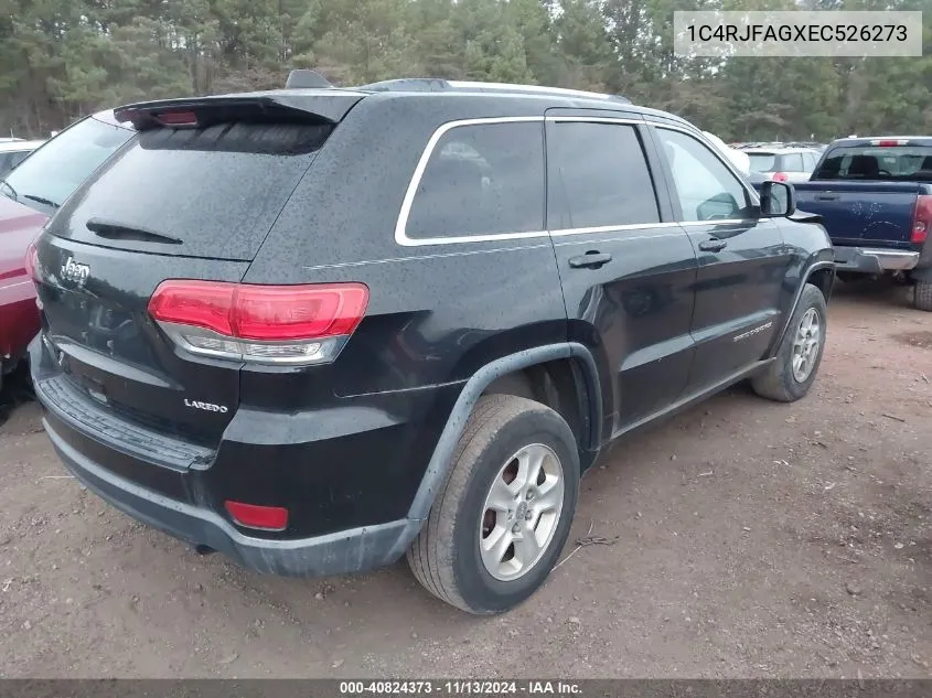 2014 Jeep Grand Cherokee Laredo VIN: 1C4RJFAGXEC526273 Lot: 40824373