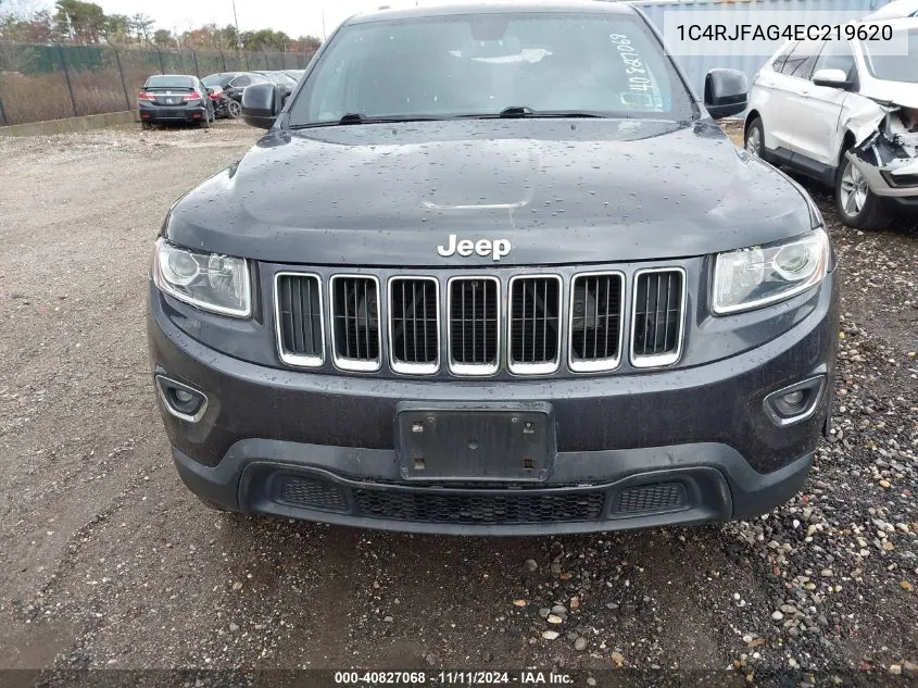 2014 Jeep Grand Cherokee Laredo VIN: 1C4RJFAG4EC219620 Lot: 40827068