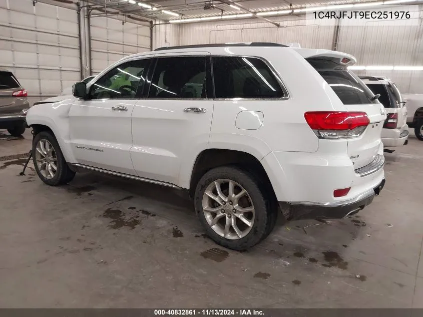 2014 Jeep Grand Cherokee Summit VIN: 1C4RJFJT9EC251976 Lot: 40832861