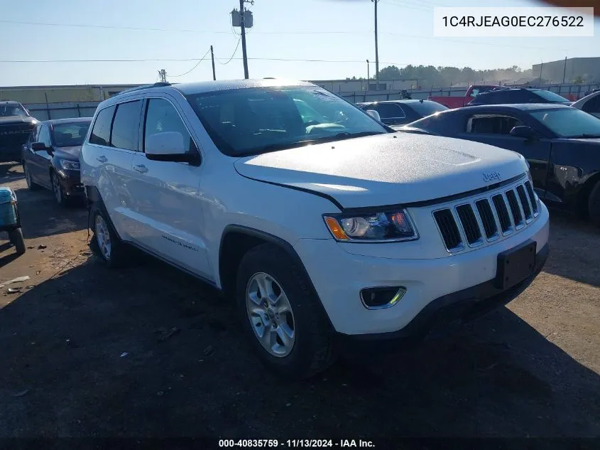 1C4RJEAG0EC276522 2014 Jeep Grand Cherokee Laredo