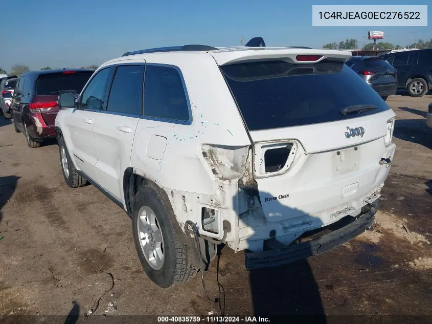 1C4RJEAG0EC276522 2014 Jeep Grand Cherokee Laredo