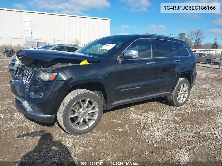 2014 Jeep Grand Cherokee Summit VIN: 1C4RJFJG6EC186166 Lot: 40841747