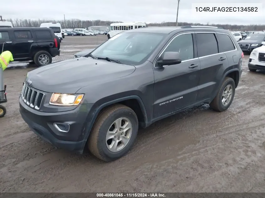 2014 Jeep Grand Cherokee Laredo VIN: 1C4RJFAG2EC134582 Lot: 40861045