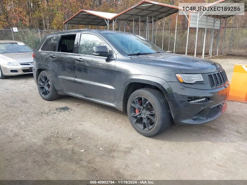 2014 Jeep Grand Cherokee Srt VIN: 1C4RJFDJXEC189286 Lot: 40902794