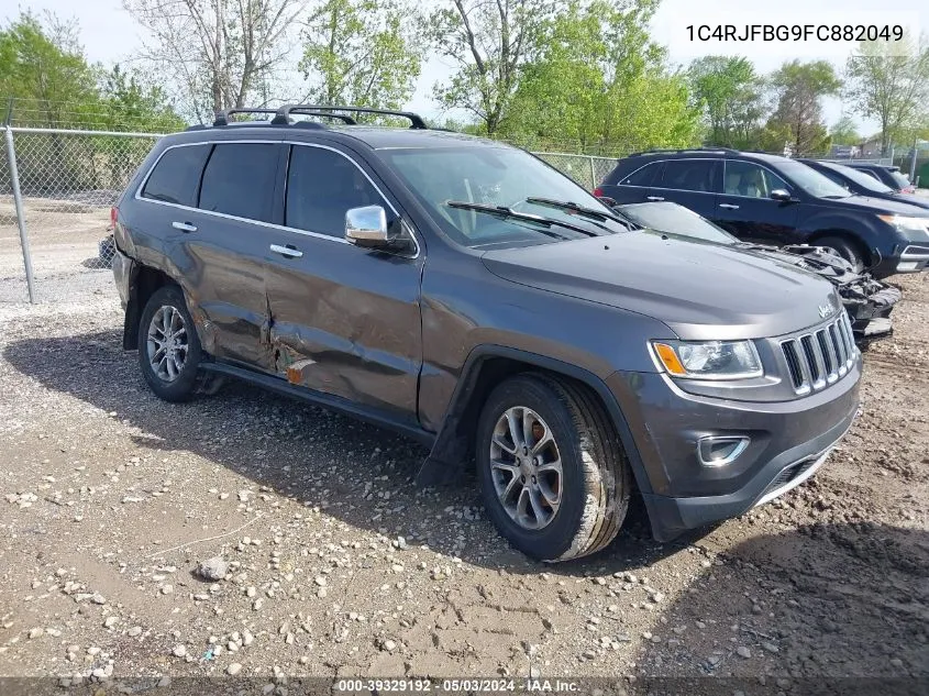 2015 Jeep Grand Cherokee Limited VIN: 1C4RJFBG9FC882049 Lot: 39329192