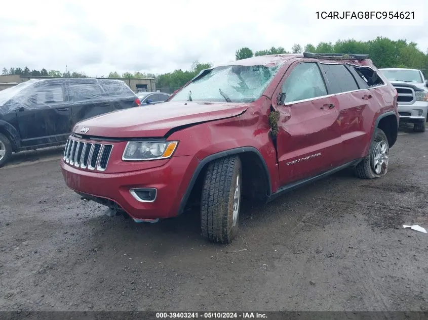 2015 Jeep Grand Cherokee Laredo VIN: 1C4RJFAG8FC954621 Lot: 39403241