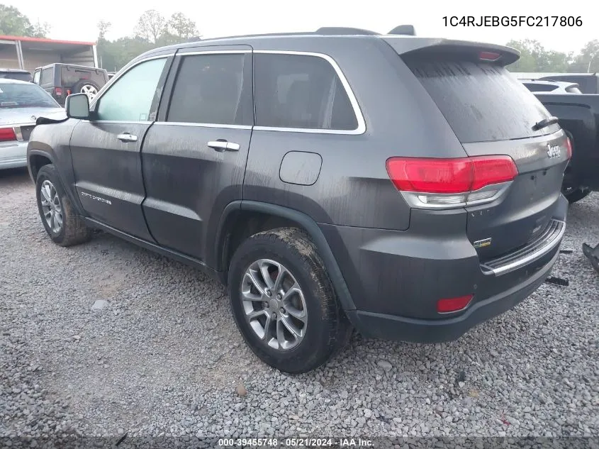 1C4RJEBG5FC217806 2015 Jeep Grand Cherokee Limited