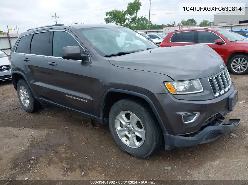 2015 Jeep Grand Cherokee Laredo VIN: 1C4RJFAGXFC630814 Lot: 39481902