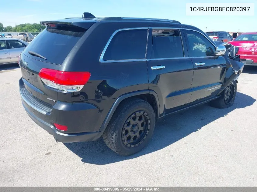 1C4RJFBG8FC820397 2015 Jeep Grand Cherokee Limited