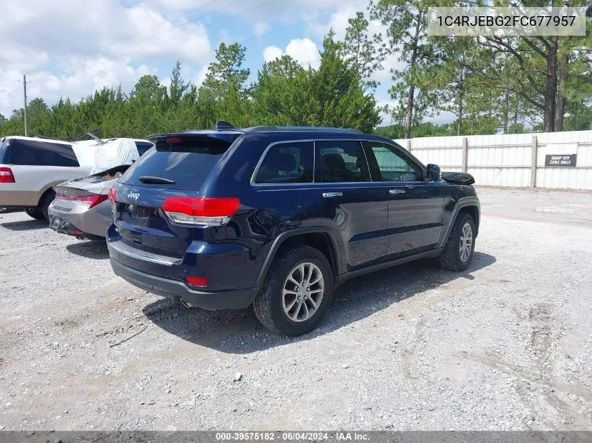 1C4RJEBG2FC677957 2015 Jeep Grand Cherokee Limited