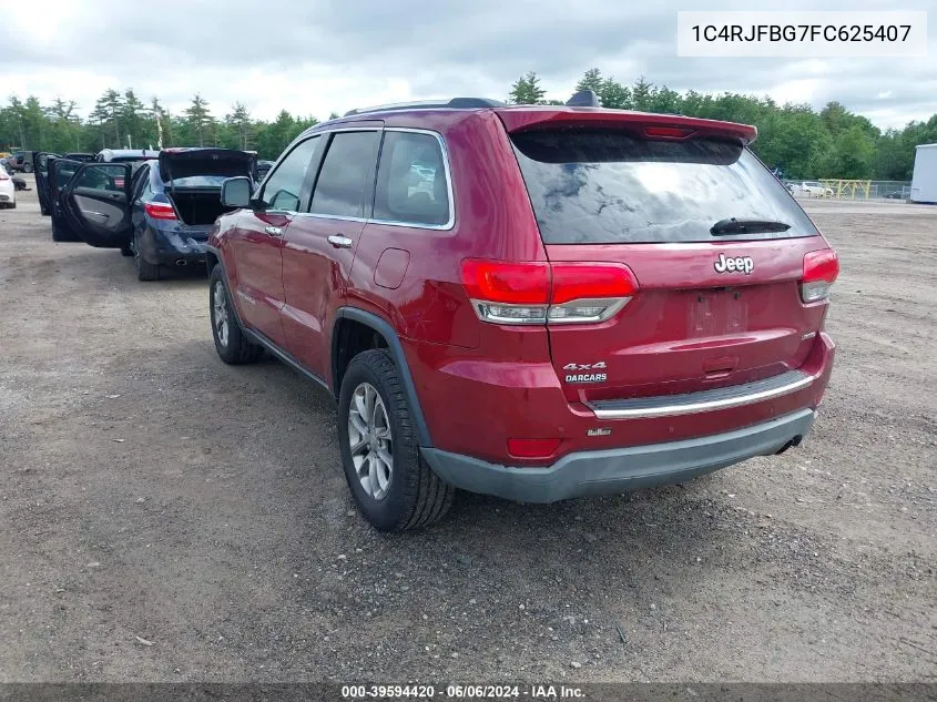 1C4RJFBG7FC625407 2015 Jeep Grand Cherokee Limited