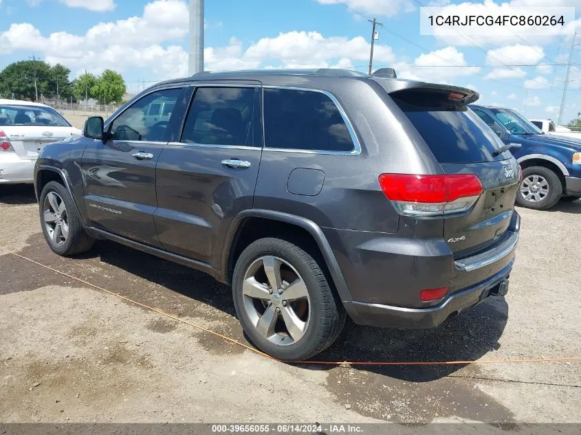 2015 Jeep Grand Cherokee Overland VIN: 1C4RJFCG4FC860264 Lot: 39656055