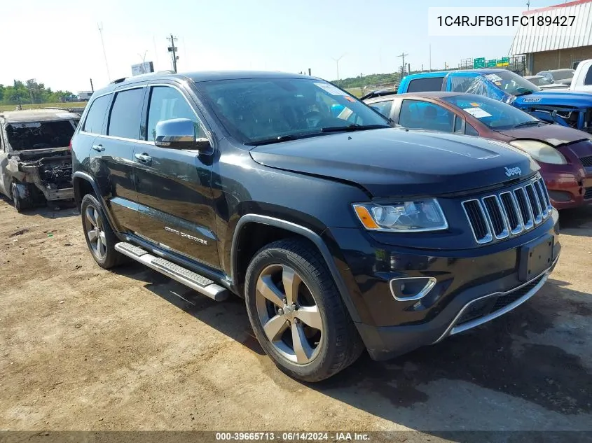 1C4RJFBG1FC189427 2015 Jeep Grand Cherokee Limited