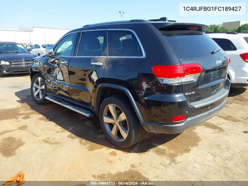 1C4RJFBG1FC189427 2015 Jeep Grand Cherokee Limited