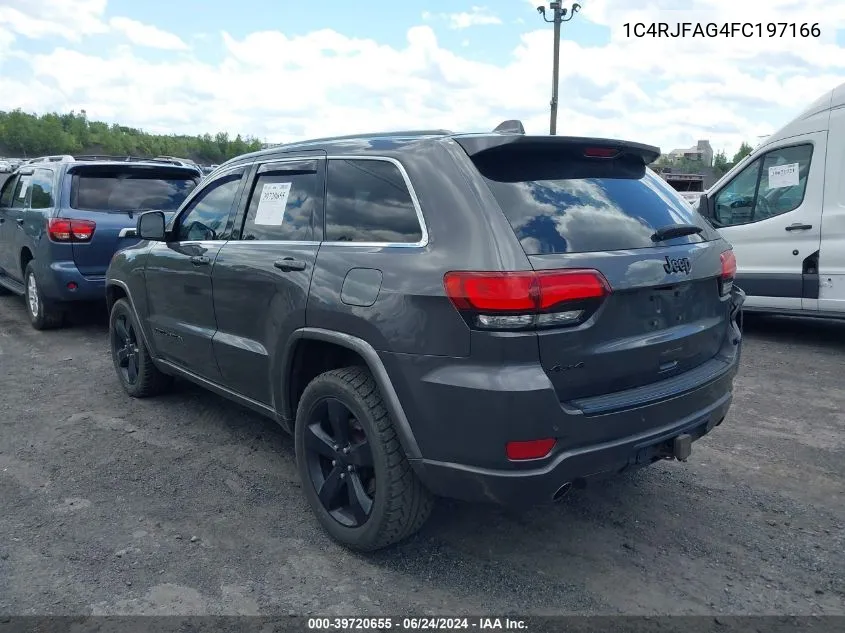 2015 Jeep Grand Cherokee Altitude VIN: 1C4RJFAG4FC197166 Lot: 39720655