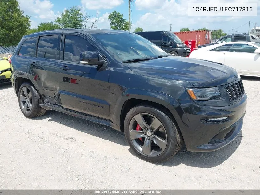 2015 Jeep Grand Cherokee Srt VIN: 1C4RJFDJ1FC717816 Lot: 39724440