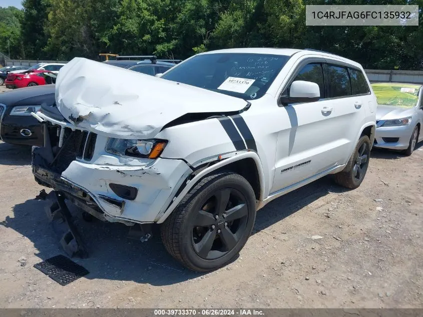 2015 Jeep Grand Cherokee Altitude VIN: 1C4RJFAG6FC135932 Lot: 39733370