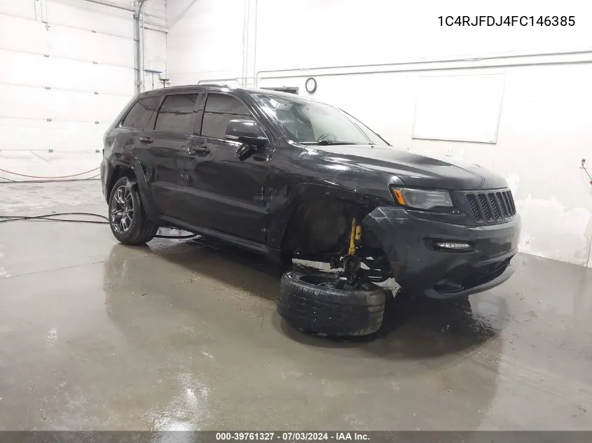 2015 Jeep Grand Cherokee Srt VIN: 1C4RJFDJ4FC146385 Lot: 39761327