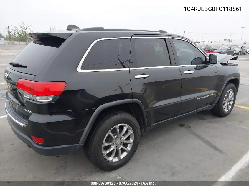 1C4RJEBG0FC118861 2015 Jeep Grand Cherokee Limited