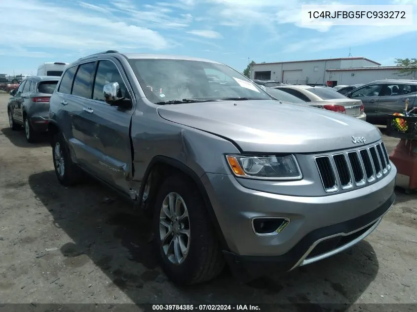 2015 Jeep Grand Cherokee Limited VIN: 1C4RJFBG5FC933272 Lot: 39784385