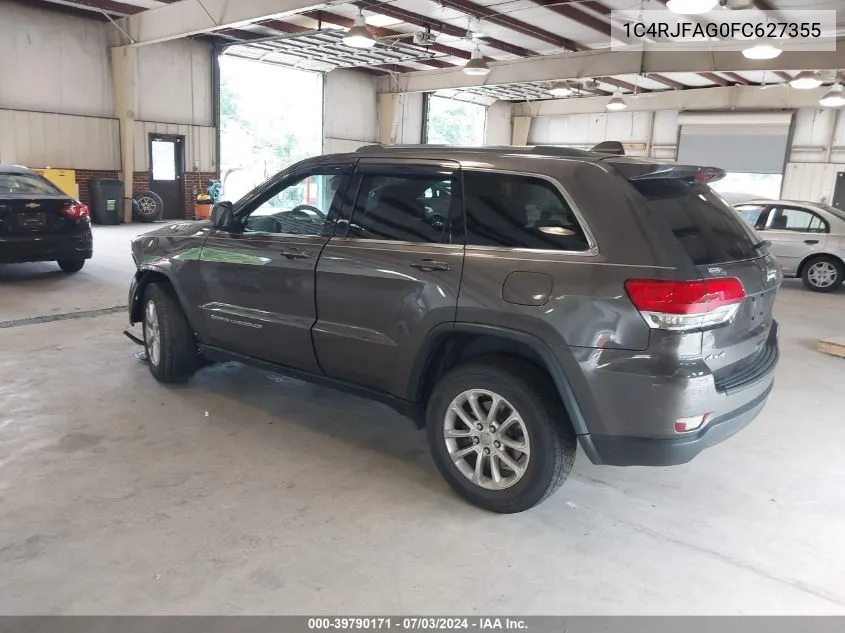 1C4RJFAG0FC627355 2015 Jeep Grand Cherokee Laredo