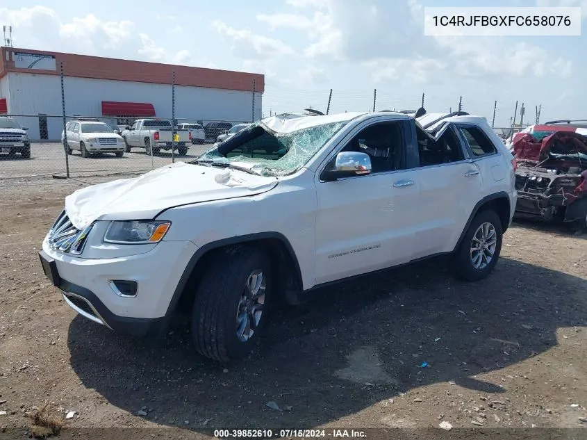 1C4RJFBGXFC658076 2015 Jeep Grand Cherokee Limited