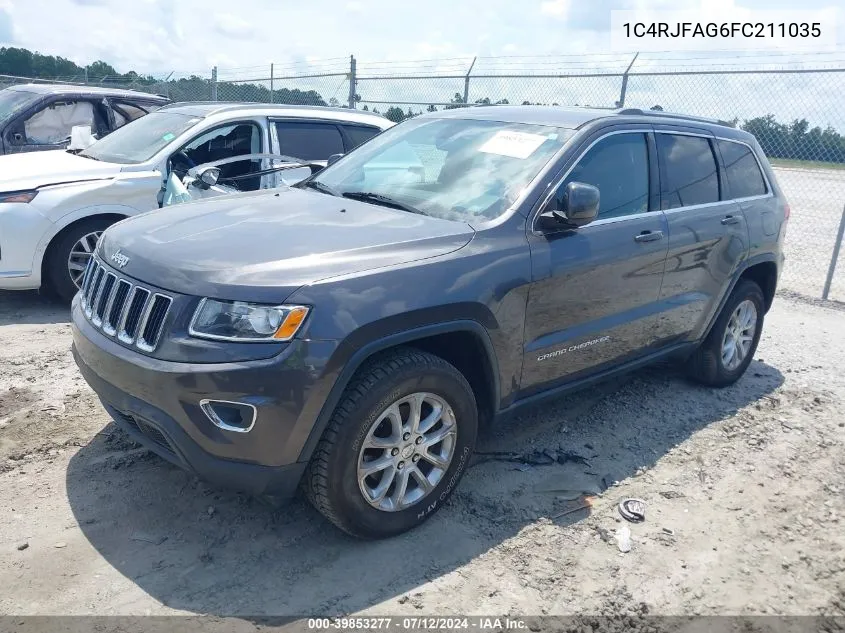 2015 Jeep Grand Cherokee Laredo VIN: 1C4RJFAG6FC211035 Lot: 39853277