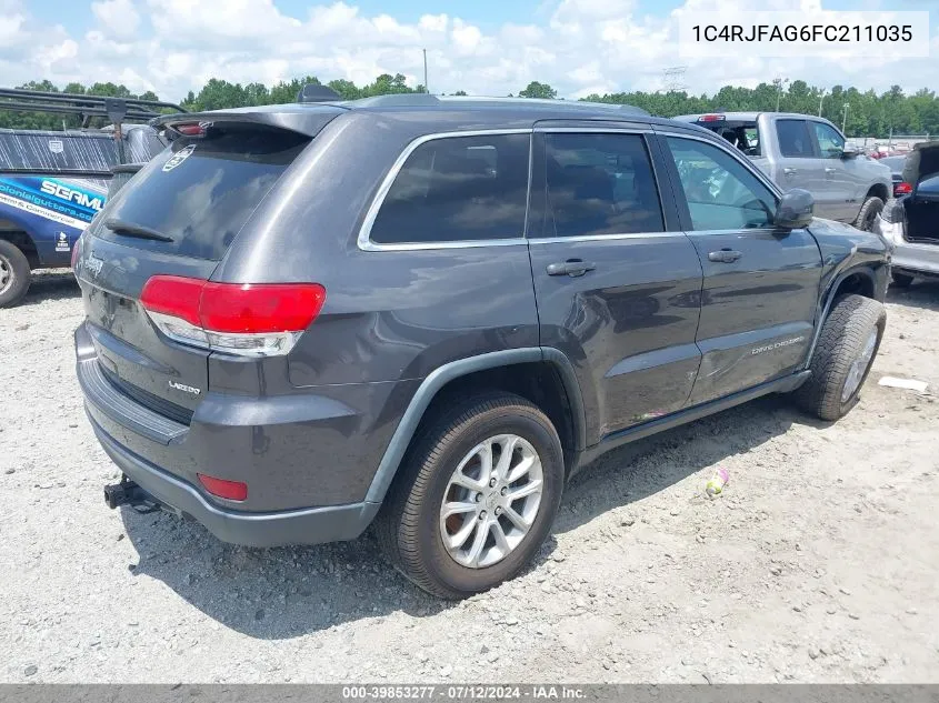 2015 Jeep Grand Cherokee Laredo VIN: 1C4RJFAG6FC211035 Lot: 39853277