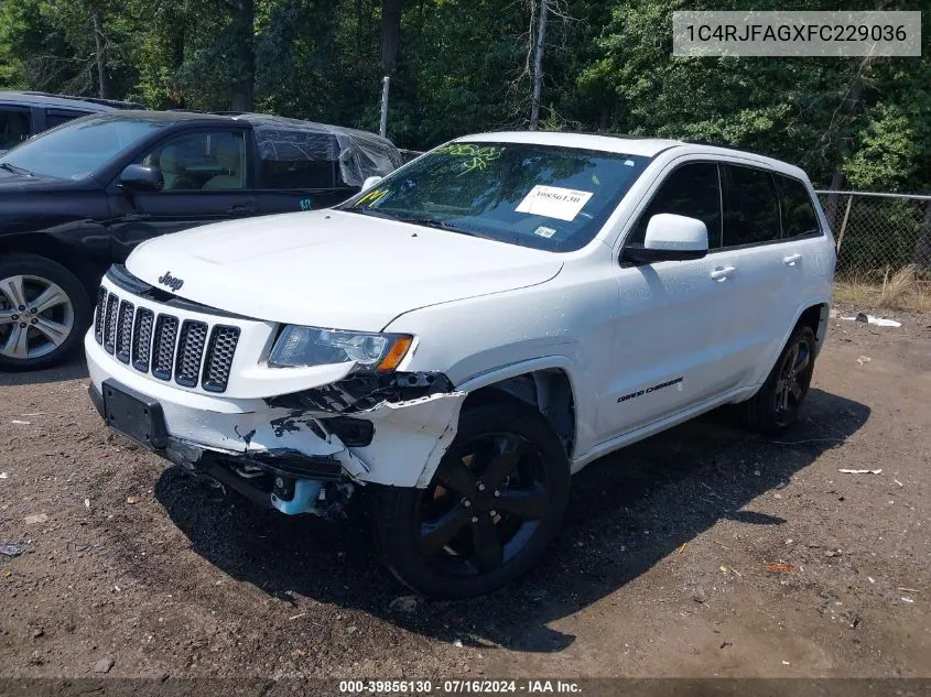 2015 Jeep Grand Cherokee Altitude VIN: 1C4RJFAGXFC229036 Lot: 39856130