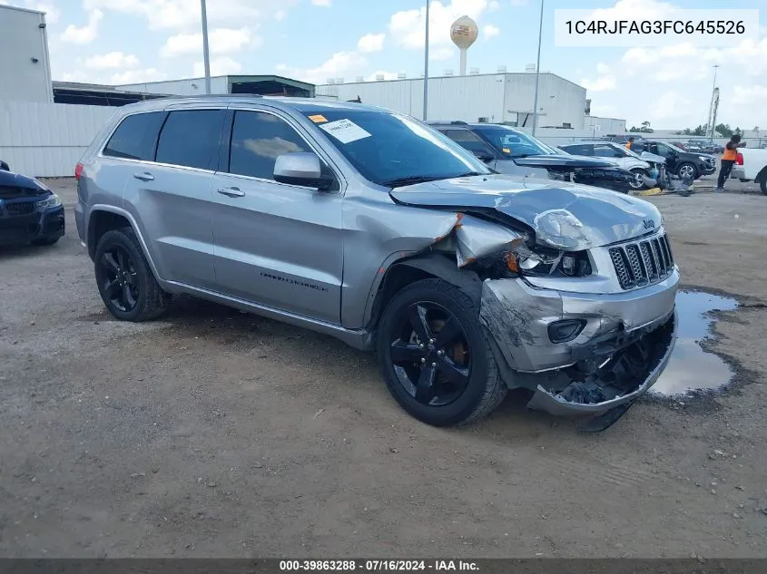 2015 Jeep Grand Cherokee Altitude VIN: 1C4RJFAG3FC645526 Lot: 39863288