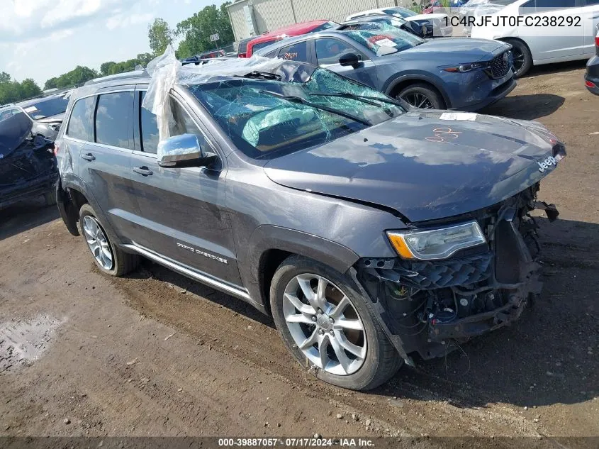 2015 Jeep Grand Cherokee Summit VIN: 1C4RJFJT0FC238292 Lot: 39887057