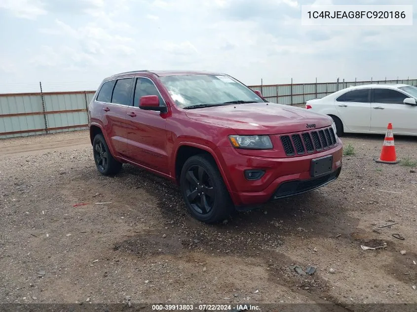 2015 Jeep Grand Cherokee Altitude VIN: 1C4RJEAG8FC920186 Lot: 39913803