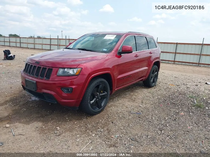 2015 Jeep Grand Cherokee Altitude VIN: 1C4RJEAG8FC920186 Lot: 39913803