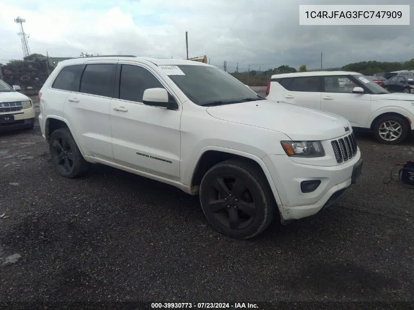 1C4RJFAG3FC747909 2015 Jeep Grand Cherokee Altitude