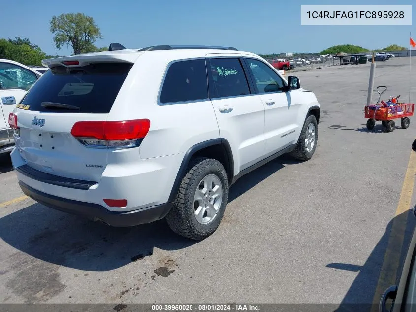 1C4RJFAG1FC895928 2015 Jeep Grand Cherokee Laredo