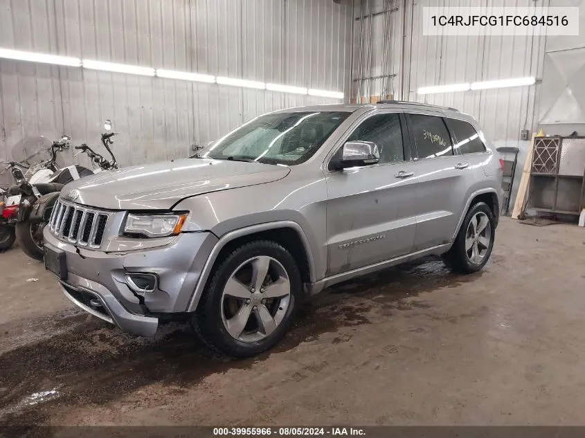 2015 Jeep Grand Cherokee Overland VIN: 1C4RJFCG1FC684516 Lot: 39955966