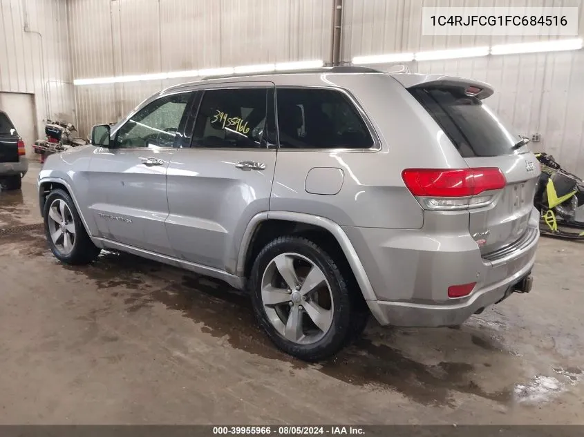 1C4RJFCG1FC684516 2015 Jeep Grand Cherokee Overland