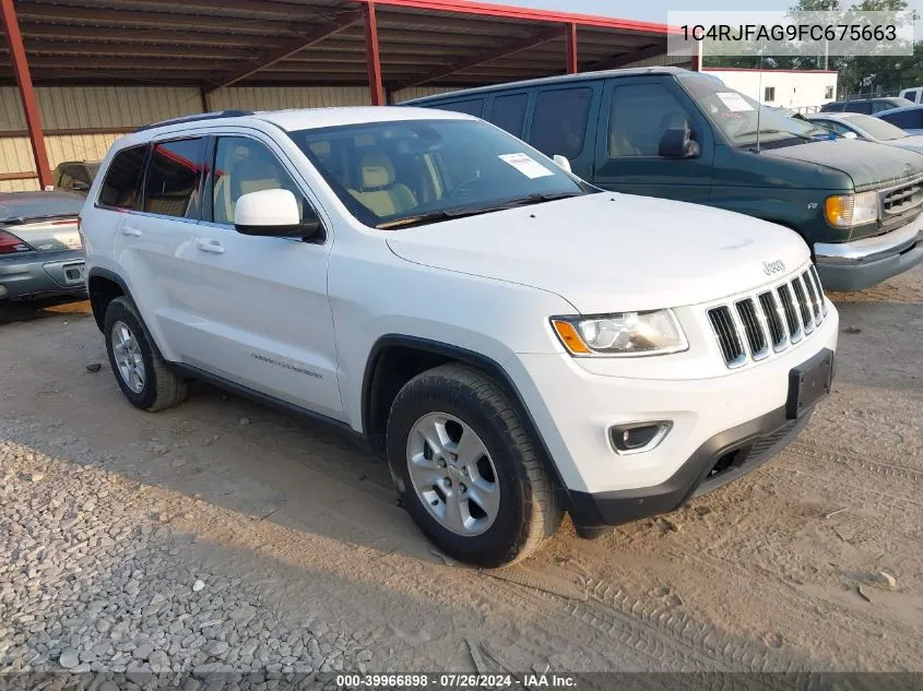 2015 Jeep Grand Cherokee Laredo VIN: 1C4RJFAG9FC675663 Lot: 39966898