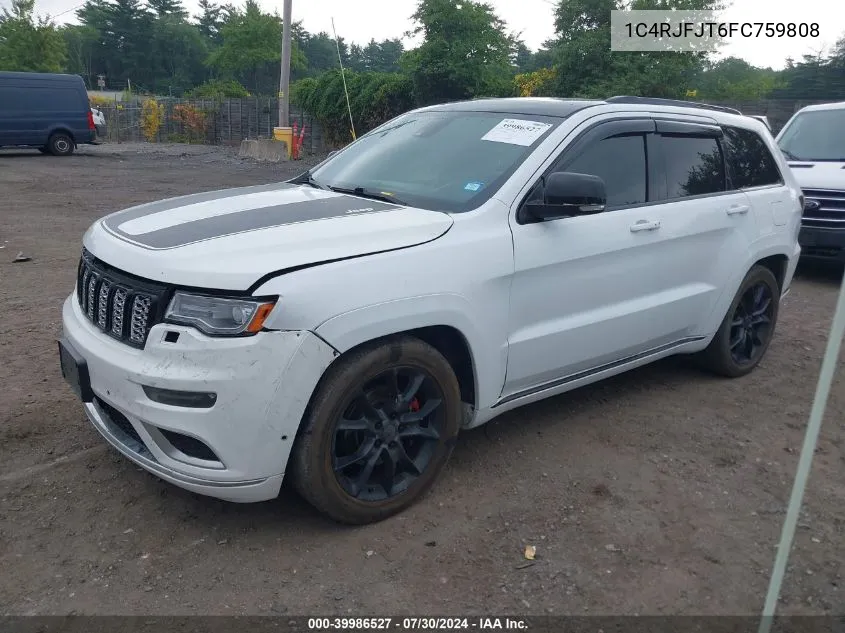 1C4RJFJT6FC759808 2015 Jeep Grand Cherokee Summit