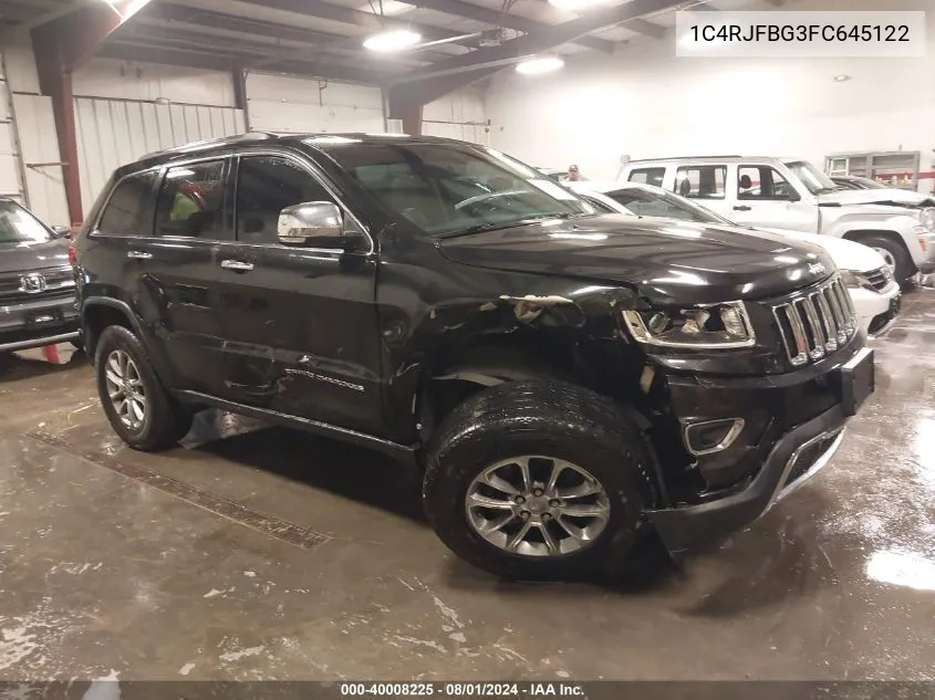 1C4RJFBG3FC645122 2015 Jeep Grand Cherokee Limited