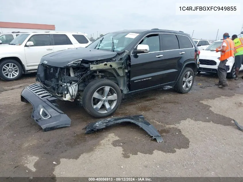 1C4RJFBGXFC949855 2015 Jeep Grand Cherokee Limited