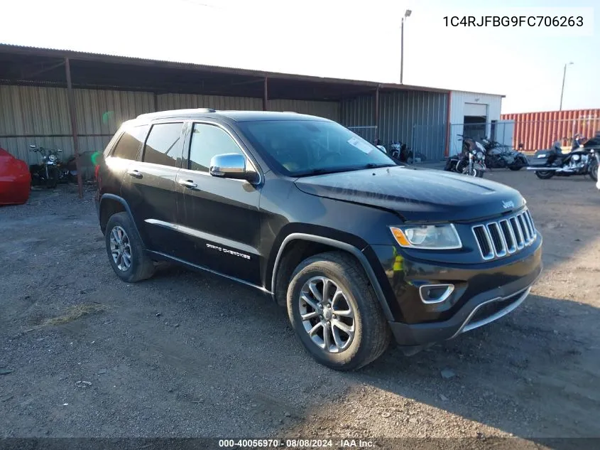 2015 Jeep Grand Cherokee Limited VIN: 1C4RJFBG9FC706263 Lot: 40056970