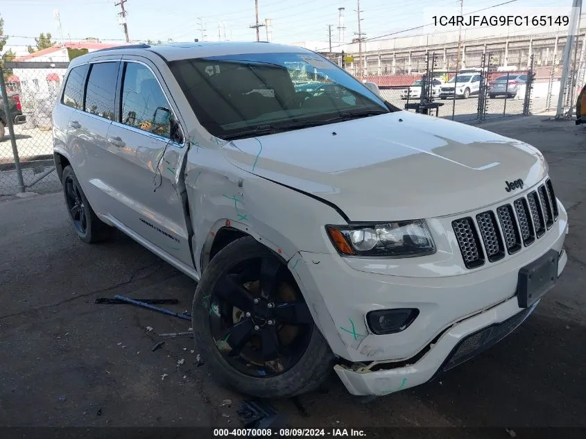 2015 Jeep Grand Cherokee Altitude VIN: 1C4RJFAG9FC165149 Lot: 40070008