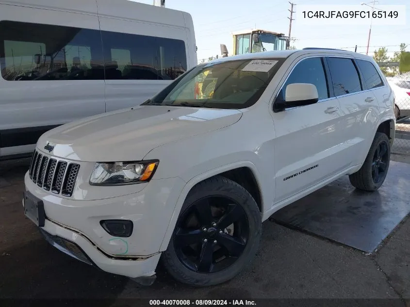 2015 Jeep Grand Cherokee Altitude VIN: 1C4RJFAG9FC165149 Lot: 40070008