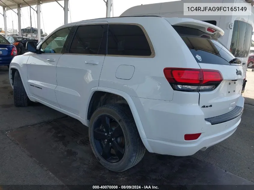 1C4RJFAG9FC165149 2015 Jeep Grand Cherokee Altitude