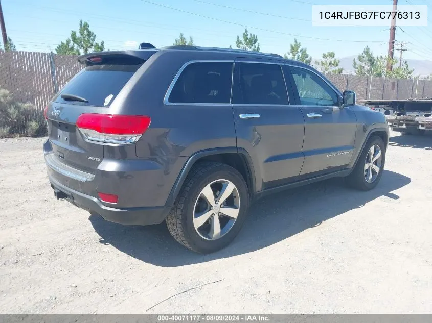 1C4RJFBG7FC776313 2015 Jeep Grand Cherokee Limited