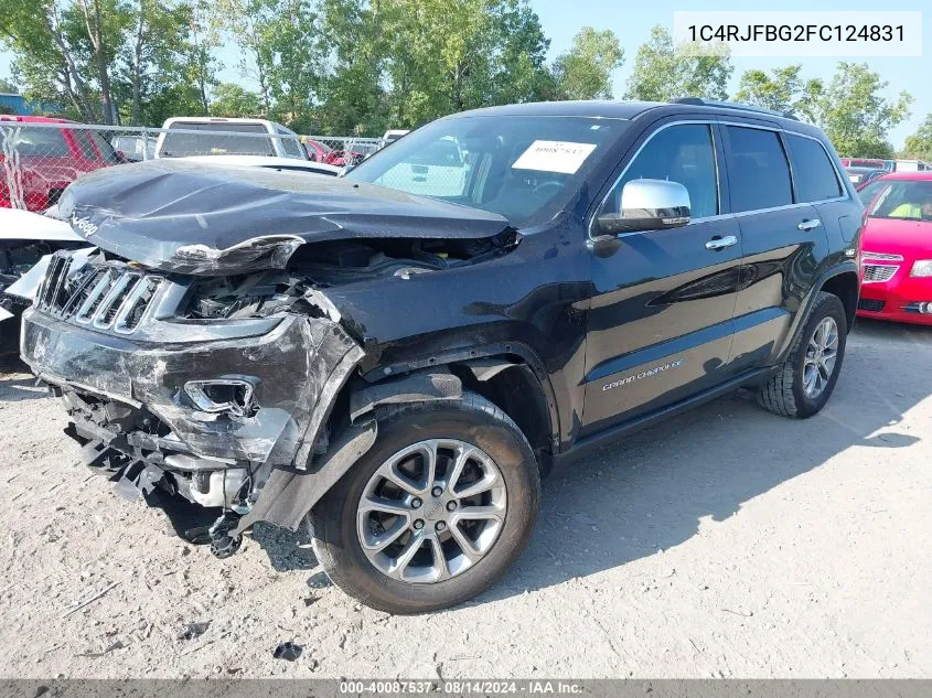 1C4RJFBG2FC124831 2015 Jeep Grand Cherokee Limited